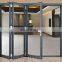 Luxury exterior aluminium bi-fold doors double glass fire folding door