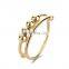 Best Quality Copper Anti Beaded Resizable Adjustable Sterling Silver Anxiety Fidget Ring