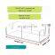 Disposable Guest Acrylic Napkin Holder with Removable Divider For Kitchen Bathroom