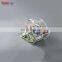 round face PMMA food container acrylic plastic candy bin with scoop