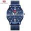 MINI FOCUS MF0158G Men's Fashion Colourful Stainless Steel Band Quartz Analog Watch