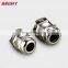 M Nickel Plated Brass Waterproof High Quality Metal Cable Gland Connector For Plastic Enclosure Box