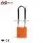 Bulk Rectangular Long Shackle Colorful Aluminium Safety Padlock