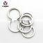 Excellent Quality Stainless Steel Ring Flat Custom Keychain Plain Metal Key Rings For Bag