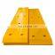 High tensile strength plastic marine fender pads /UHMWPE fender pads with customized size