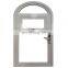 aluminum arched glass  casement door are suitable for villa decoration