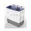 10KG China Manufactory Plastic Top Cover Semi Automatic Twin Tub Laundry Washing Machine