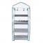 4-Tier Outdoor Mini Small Garden Greenhouses Grow Tent  with Zippered Cover and Metal Shelves
