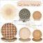 Set of 6 Rattan Wall Basket Decor Woven Bamboo Wall Hanging Art Decor Wholesale Vietnam Supplier