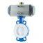 Pneumatic stainless steel ball valve Q641F-16P  Stainless steel ball valve