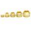High Grade Forge Brass Flare Hex Nuts & Fittings For Refrigeration and Air Conditioner Gas Fittings Good Quality