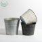 CUUC Embossed Christmas Tin Bucket Flower Pot for Home Decoration
