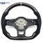 White/Red/Blue/Gray Stitching Carbon Fiber Steering Wheel Alcantara leather For VW Golf MK7 7.5 GTI GTD GTE R 2013-2020 Polo GTI For Tiguan for Passat DSG