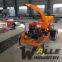 China Wood Shredder And Mobile Wood Branch Chipper Machine Shredder With Conveyor Belt