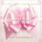 Pull String Ribbon Bow,Satin Ribbon With Cutting,laminated with shinny laser ribbon gold pull bow for decorative