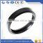 Flat rubber ring gasket for pipe and flange