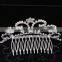 Elegant rhinestone and crystal beauty pageant crowns&tiaras small delica hair accessories