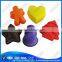 Various styles theme small silicone christmas tree cake mould