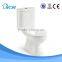 Africa market healthful apartment two piece ceramic washdown washroom toilet