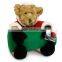 polar baby blanket with plush toy/baby fleece blanket for chrismas