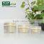 Fancy 30ml/50ml/80ml cosmetic plastic acrylic jar in square shape