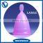 Silicone folding lunation cup
