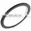 Velosa High profile 50mm carbon clincher rims 23mm wide 700C road racing bicycle wheelsets HTG braking track