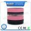 Wireless handsfree call round bluetooth speaker