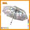 Popular oil painting sun/rain automatic umbrella