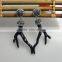 LFD-076E Wholesale Black Coral Branch Shape Dangle Earrings with Crystal Rhinestone Paved Druzy Jewelry Earring