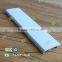 Al-alloy skirting board for wall edge protection