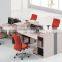 Hot sales Wooden 4 seat Computer Workstation for Open office ( SZ-WS444)