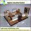 Factory Directly Supply Wooden Cell Phone Kiosk Display mobile phone security display stand