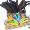 Yellow Color Headdress Native American Indian Headdress Cock Feather For Indian Headdress Halloween Products