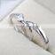 New 925 Sterling Silver Rings For Women Fashion Crystal Wedding Jewelry Couple Rings For Lovers