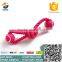 rope toy for pet dog with durable cotton knots and reasonable price