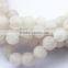 2.0mm Large Hole Hot Selling Round Matte Rose Quartz Gemstone Loose Beads Approximate 15.5 Inch