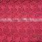 2015 Latest Red African lace fabric for wedding dress