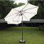 New 8ft 9ft Outdoor Aluminum Patio Crank Tilt Beach Umbrella