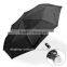 3 folding Flashing night light umbrella Led light folding umbrella promotion