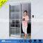 automatic residential door with security glass