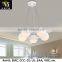 Modern white glass pendant lamp