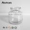 Big capacity 680ml 23oz glass storage jars with cork top or wooden lids
