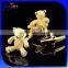 Fashion Novelty Cuff Link Brass Teddy Bear Cufflink Wholesale