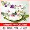 beautiful flower 30pcs round dinner set