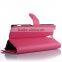 Luxury Mobile Phone PU Leather Flip Cover Case For Sony C5 Leather Case