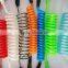 custom 5 feets 5mm diameter TPU surfboard surf leash with stainless steel swivel jionts