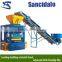 manual concrete block molding machine QT4-24B,brick making machine