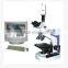 China Factory Directory Ce certificate Trinocular Stereo Microscope With Top & Bottom Lights