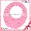 2015 promotional products for baby colorful pattern shower cap plastic baby shower caps